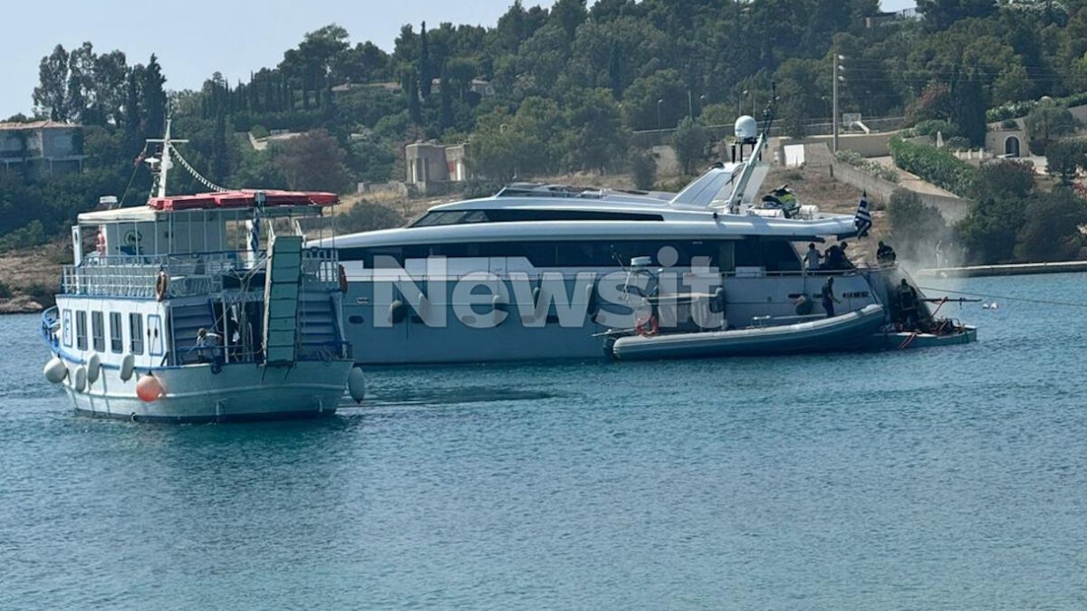 Φωτιά σε θαλαμηγό στο Πόρτο Χέλι