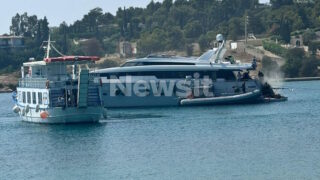 Φωτιά σε θαλαμηγό στο Πόρτο Χέλι