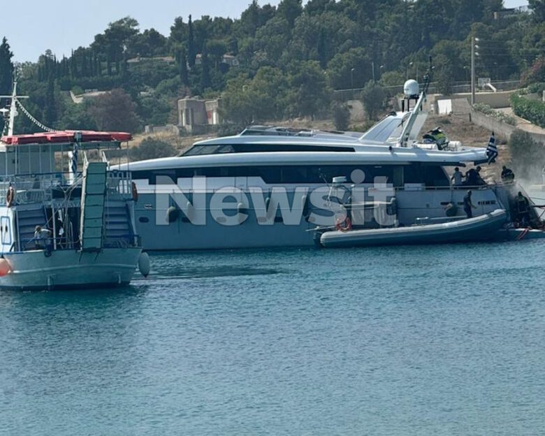 Πόρτο Χέλι: Βίντεο από τις προσπάθειες κατάσβεσης της φωτιάς στη θαλαμηγό 