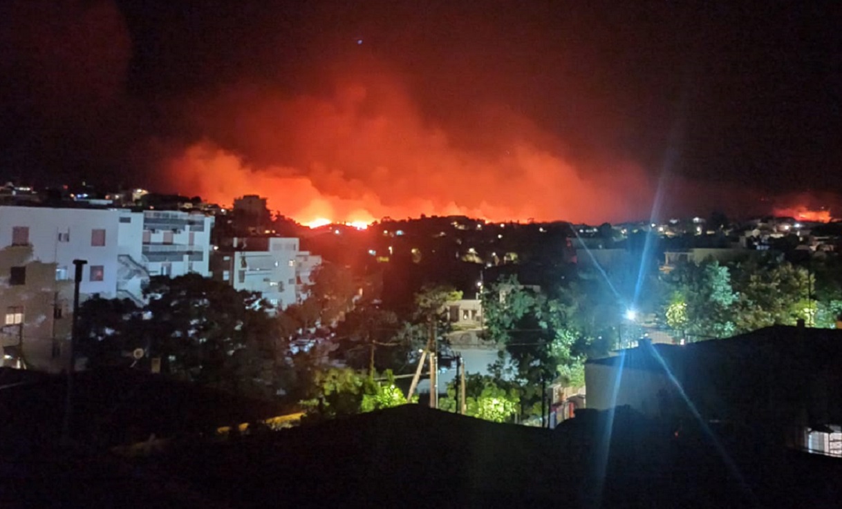 Φωτιά στη Χίο