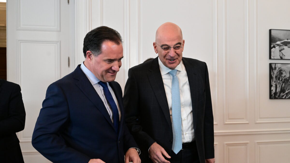 Ο Άδωνις Γεωργιάδης και ο Νίκος Δένδιας