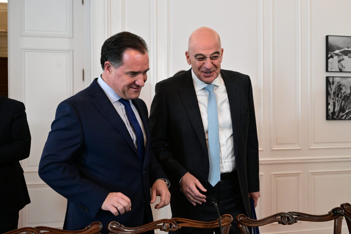 Ο Άδωνις Γεωργιάδης και ο Νίκος Δένδιας