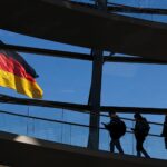 Η σημαία της Γερμανίας στη Bundestag