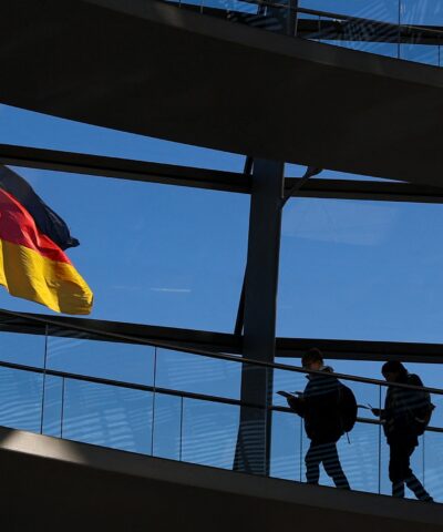 Η σημαία της Γερμανίας στη Bundestag