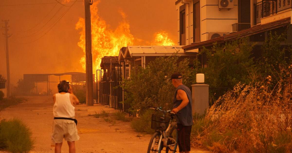 Fires in Smyrna: All nights The Battle with Flames – Damaged Homes, Forests and Businesses, Settlements were evacuated