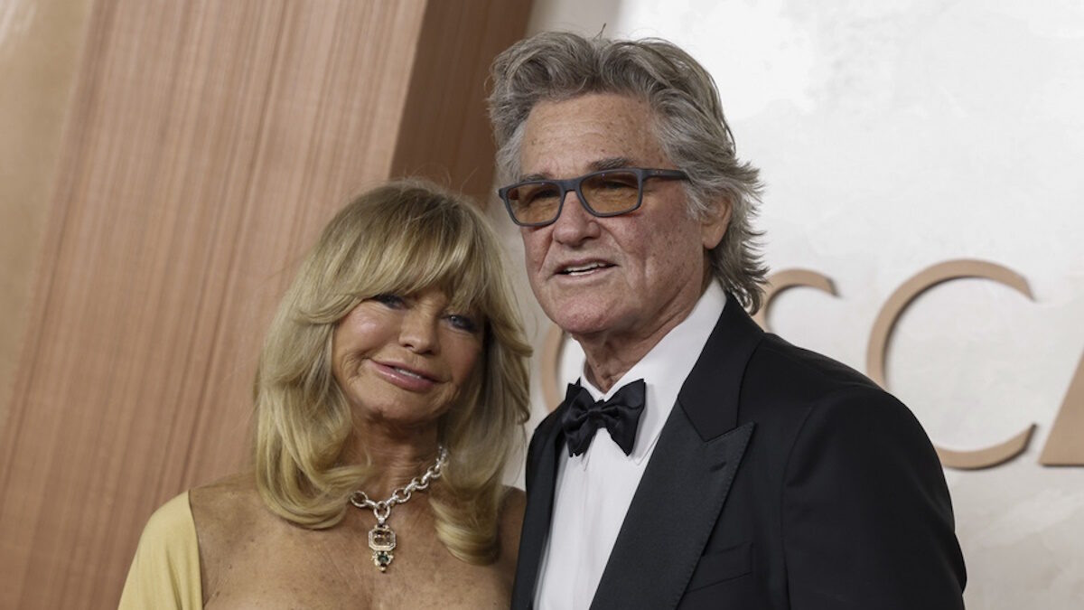 Οι Αμερικανοί ηθοποιοί Goldie Hawn και Kurt Russell