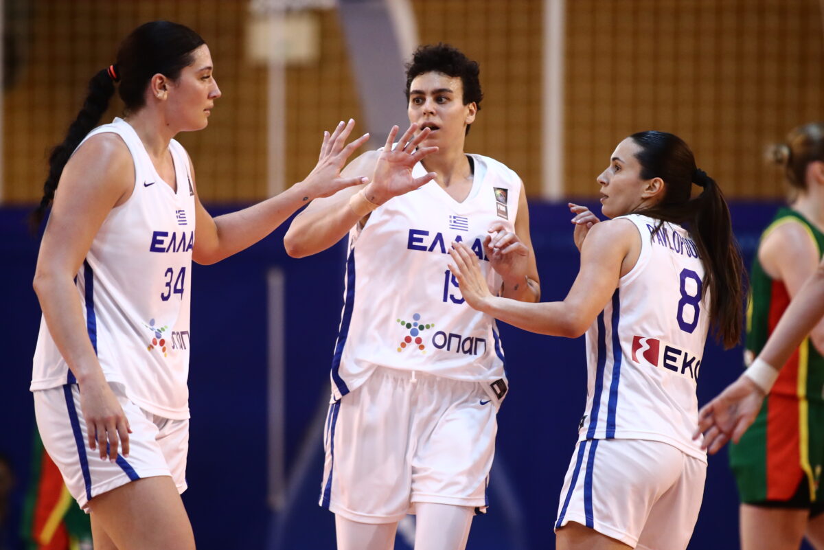 Οι παίκτριες της Εθνικής Ελλάδας