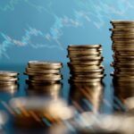 Stacked coins and graphs.