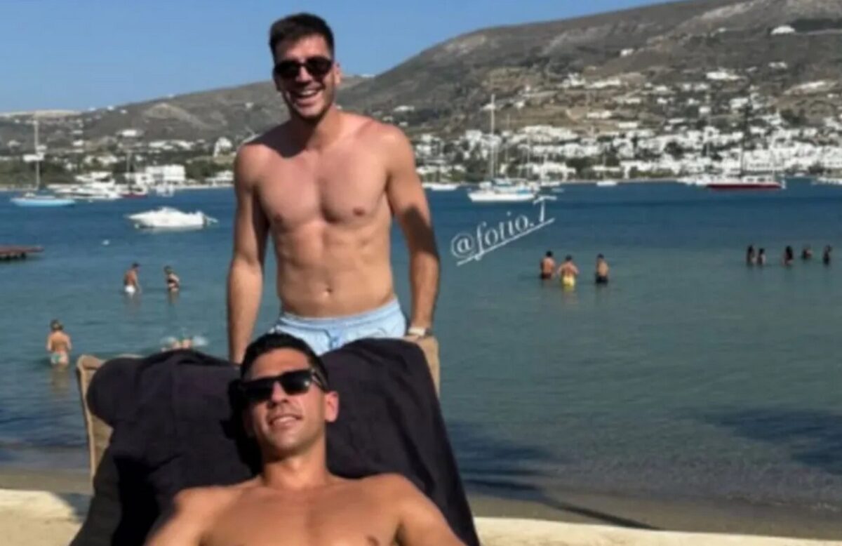 O Φώτης Ιωαννίδης και ο Τάσος Μπακασέτας