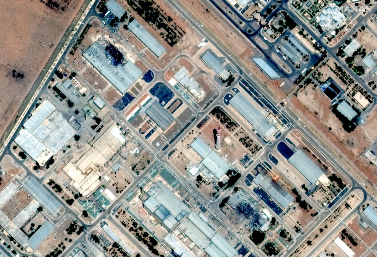 The nuclear factory in Isfahan, Iran