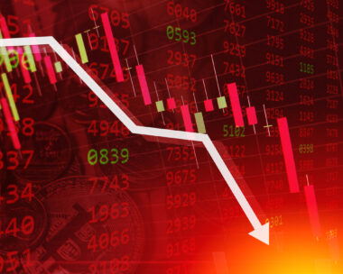 economic crisis stock chart falling down business global money bankruptcy concept
