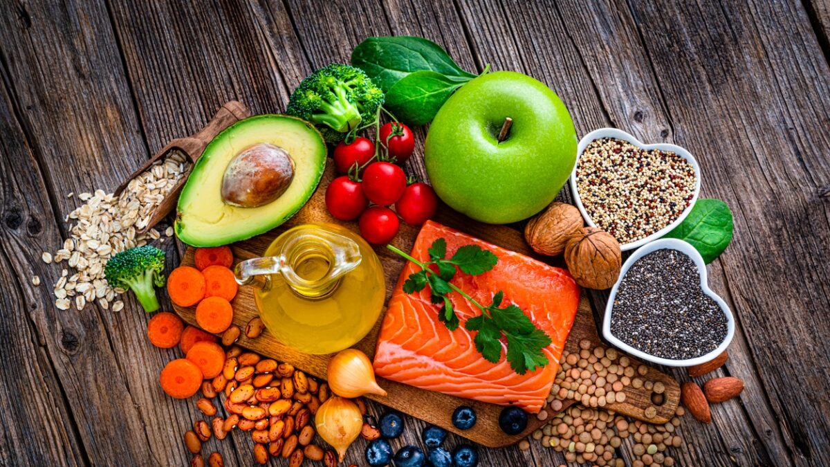 Healthy food for lower cholesterol and heart care
