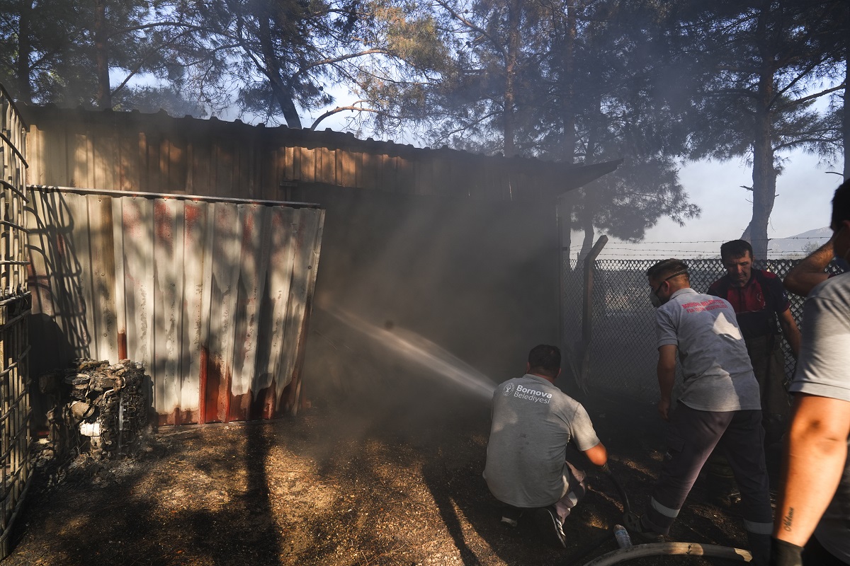 Fire in Izmir