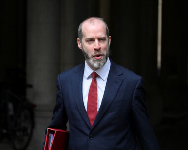 Britain's Secretary of State for Business and Trade Jonathan Reynolds arrives for a cabinet meeting at 10 Downing Street in London, Britain, June 11, 2025.