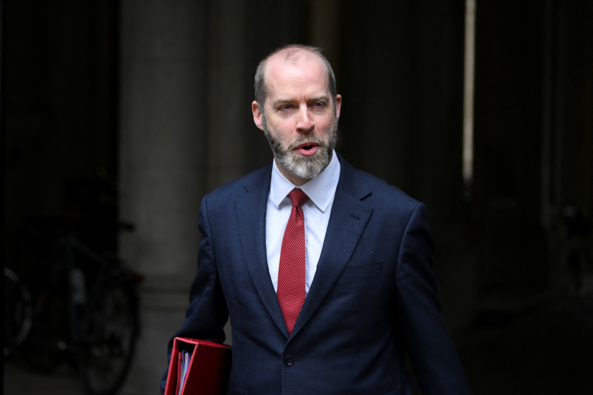 Britain's Secretary of State for Business and Trade Jonathan Reynolds arrives for a cabinet meeting at 10 Downing Street in London, Britain, June 11, 2025.
