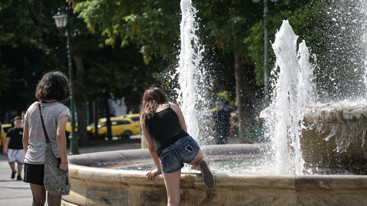 Ζέστη στην Αθήνα