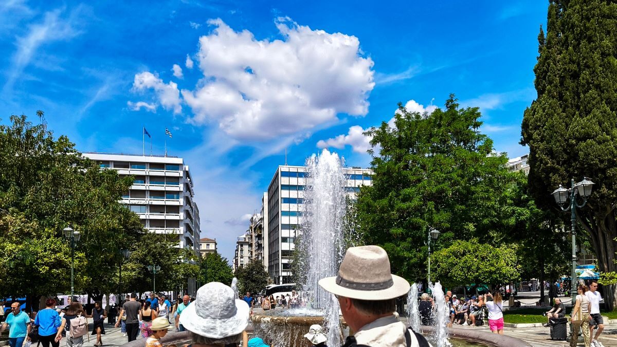 Ζέστη στην Αθήνα