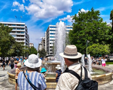 τουρίστες στην Αθήνα