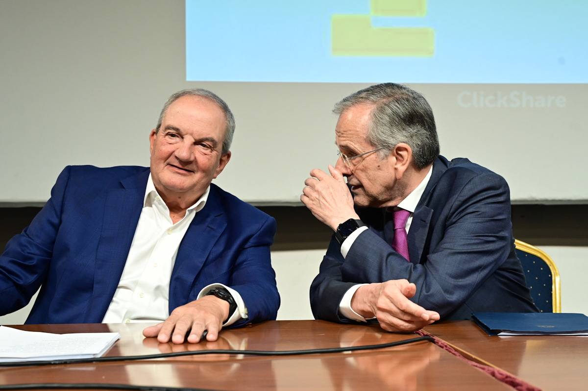 Αντώνης Σαμαράς και Κώστας Καραμανλής