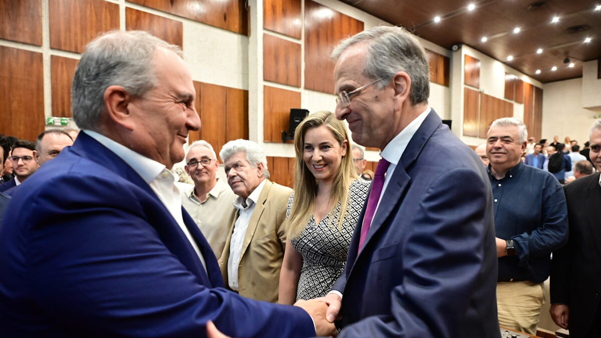 Αντώνης Σαμαράς και Κώστας Καραμανλής