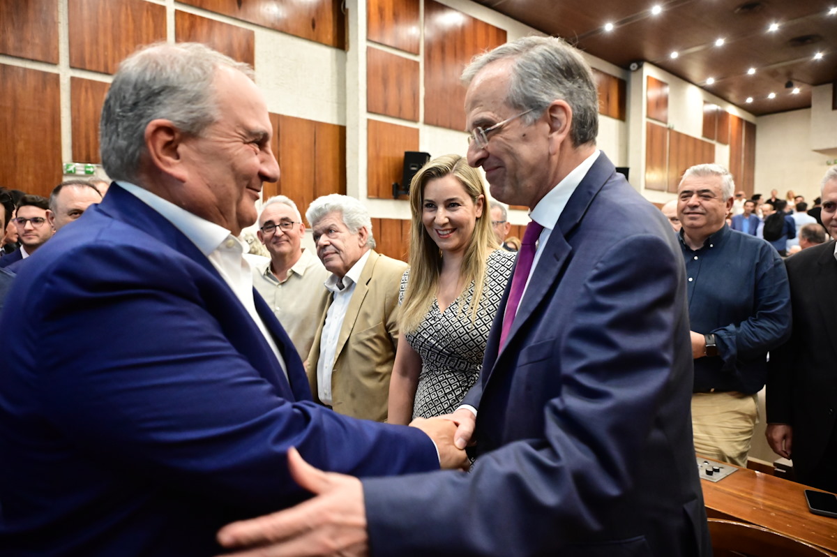 Αντώνης Σαμαράς και Κώστας Καραμανλής