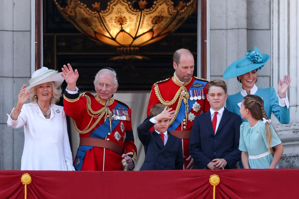 The Royal Family in Trooping The Color