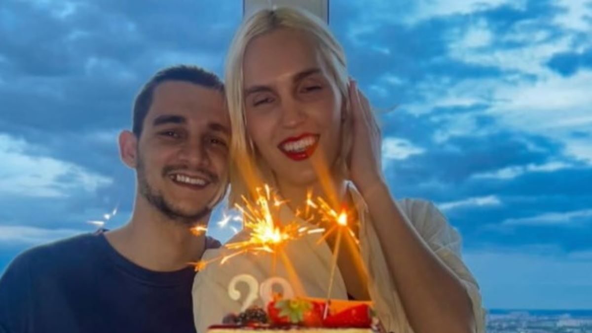 Καίτη Γκραμμά με τον σύντροφό της