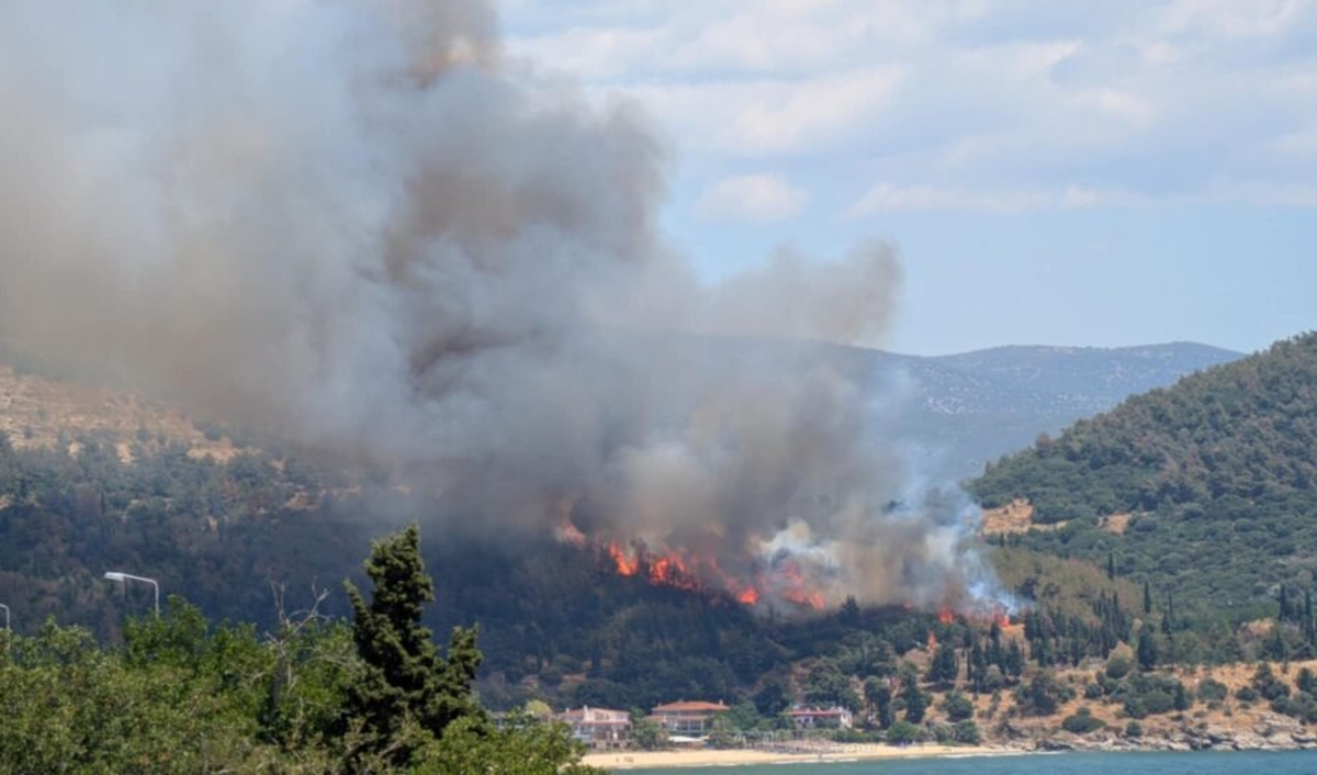 Φωτιά στην Καβάλα