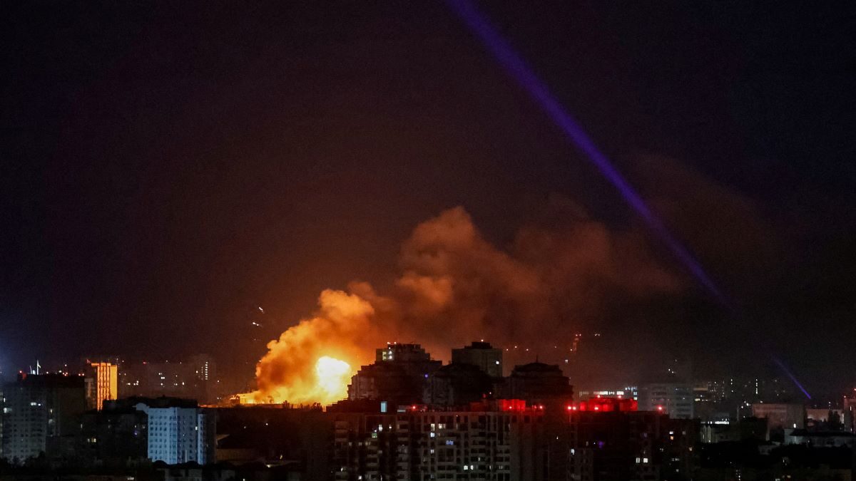 Ρωσικοί βομβαρδισμοί στο Κίεβο