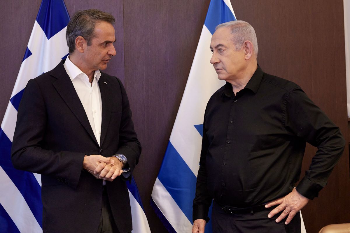 Κυριάκος Μητσοτάκης και Μπέντζαμιν Νετανιάχου
