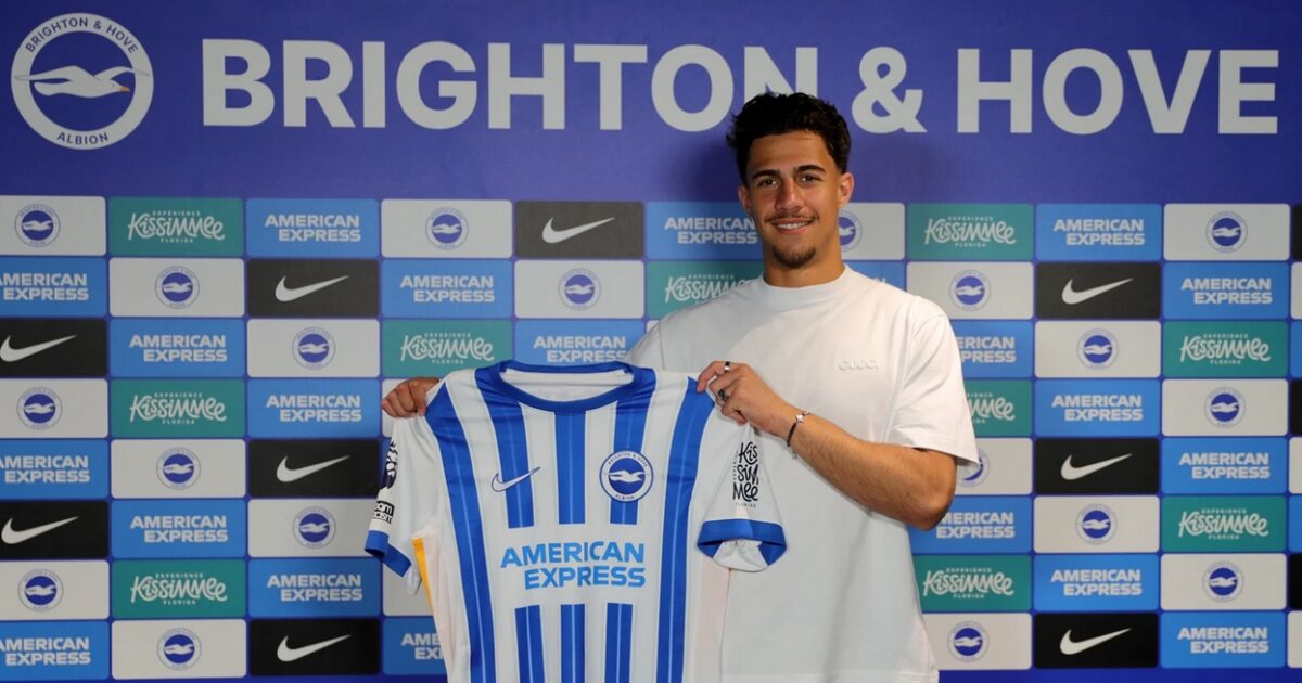 Babis Kostoulas was announced by Brighton in the Premier League