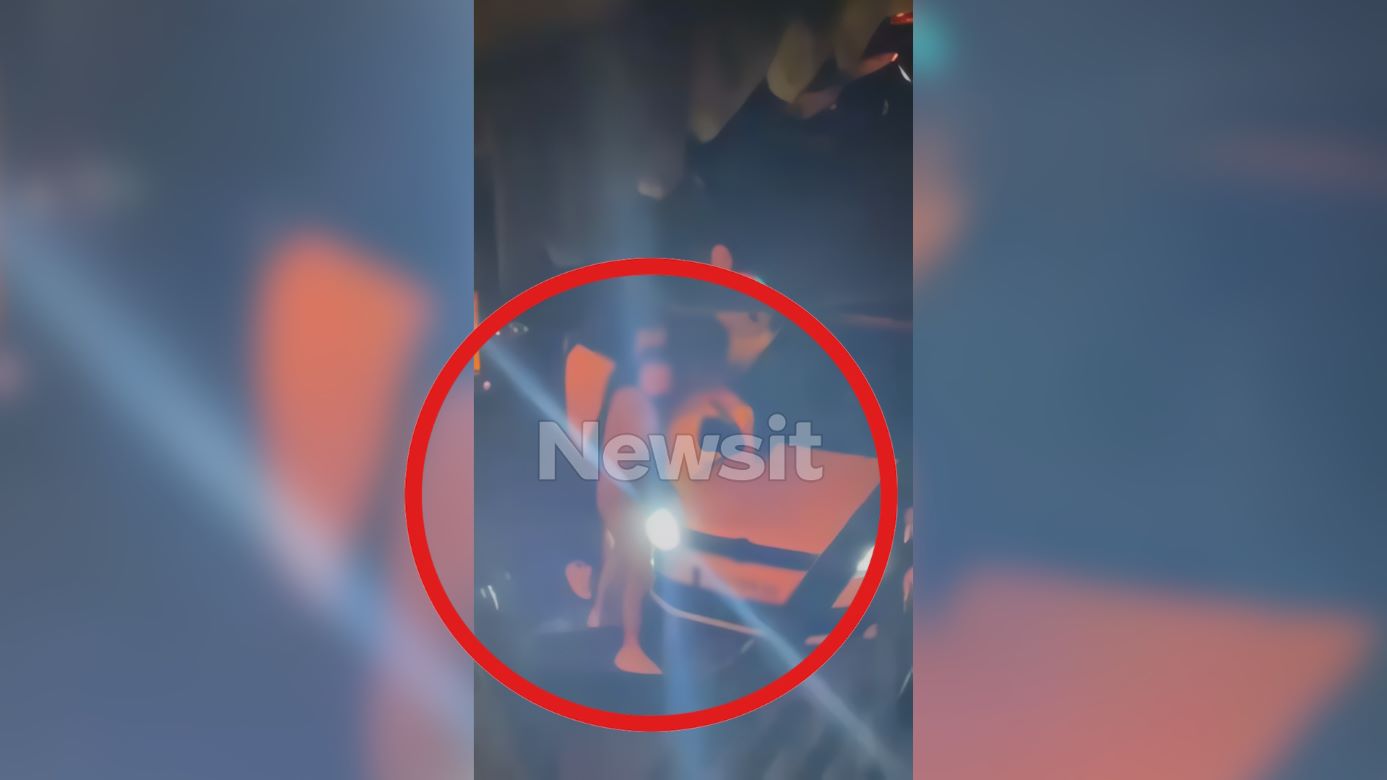 Η σοκαριστική στγμή του ξυλοδαρμού σε υπάλληλο της καθαριότητας