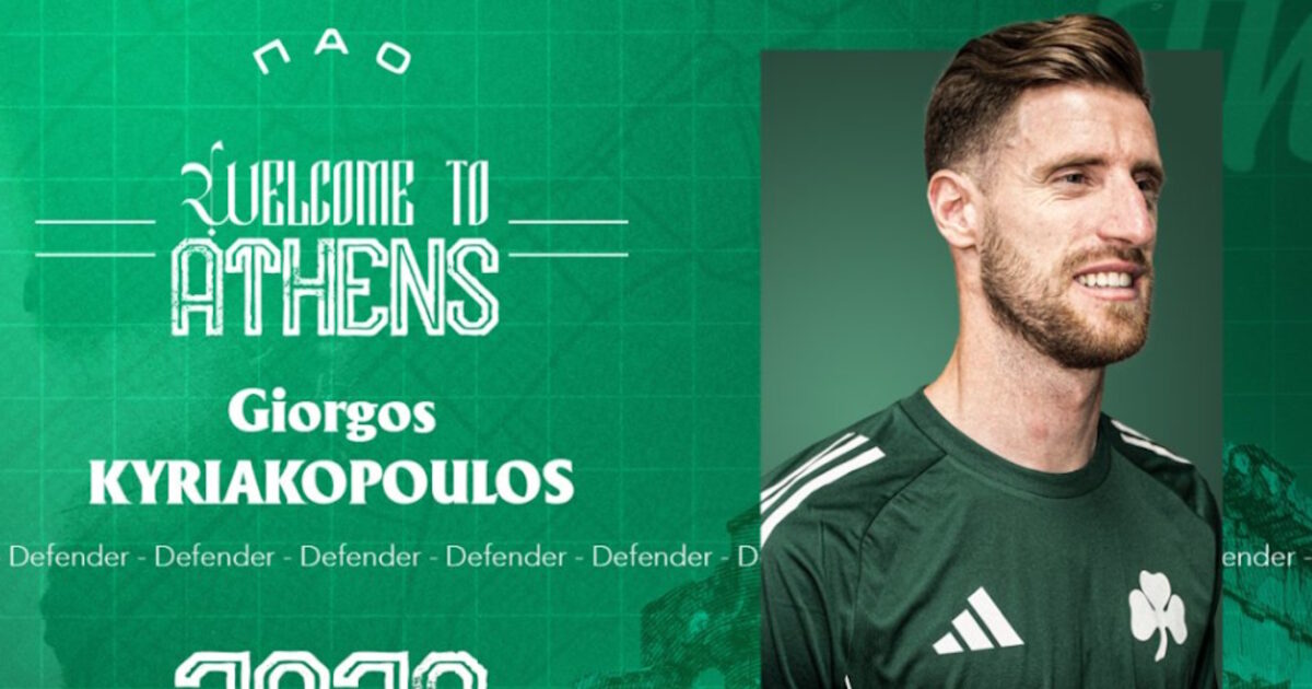 Kyriakopoulos after his announcement by Panathinaikos: “I went back to the largest team in Greece”