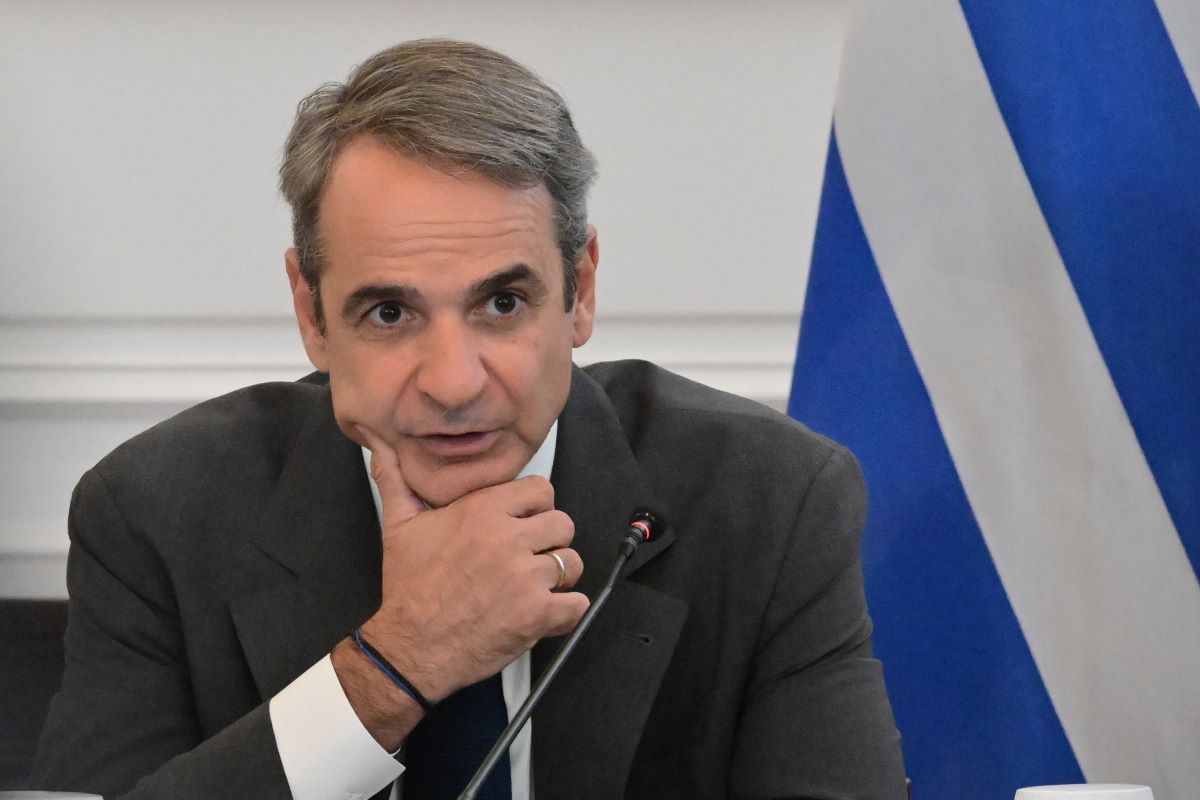 Ο Κυριάκος Μητσοτάκης στο υπουργικό συμβούλιο