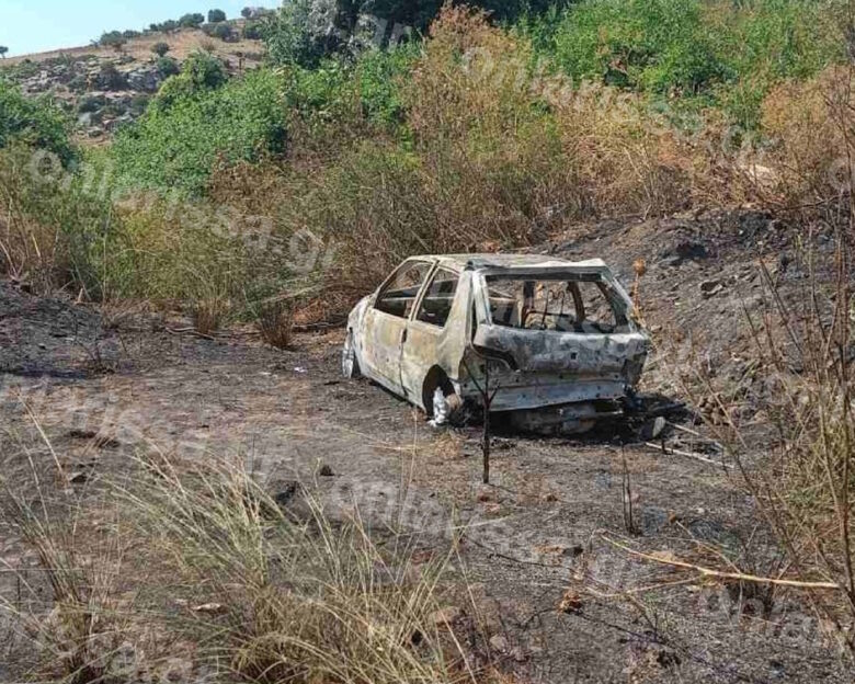 Λάρισα: Απανθρακώθηκε στο αυτοκίνητό του 45χρονος αστυνομικός, πατέρας τριών παιδιών μετά από τροχαίο