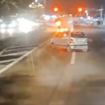 Τρελή πορεία αυτοκινήτου στη Λεωφόρο Αθηνών