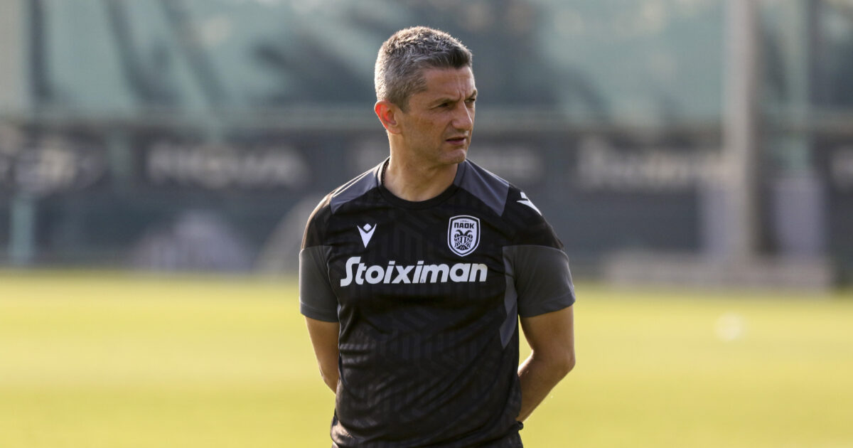 Lucecu in PAOK training: “I want intensity and reaction, to push ourselves at 100%”