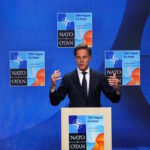 NATO Secretary General Mark Rutte speaks during a press conference at a NATO summit in The Hague, Netherlands June 25, 2025.
