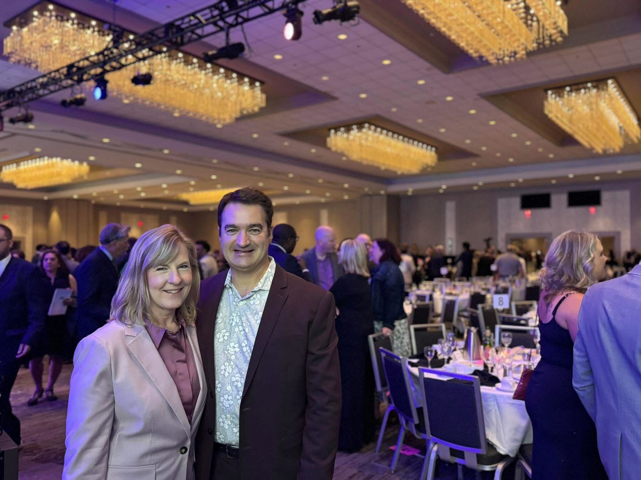 MP Melissa Hortman with her husband