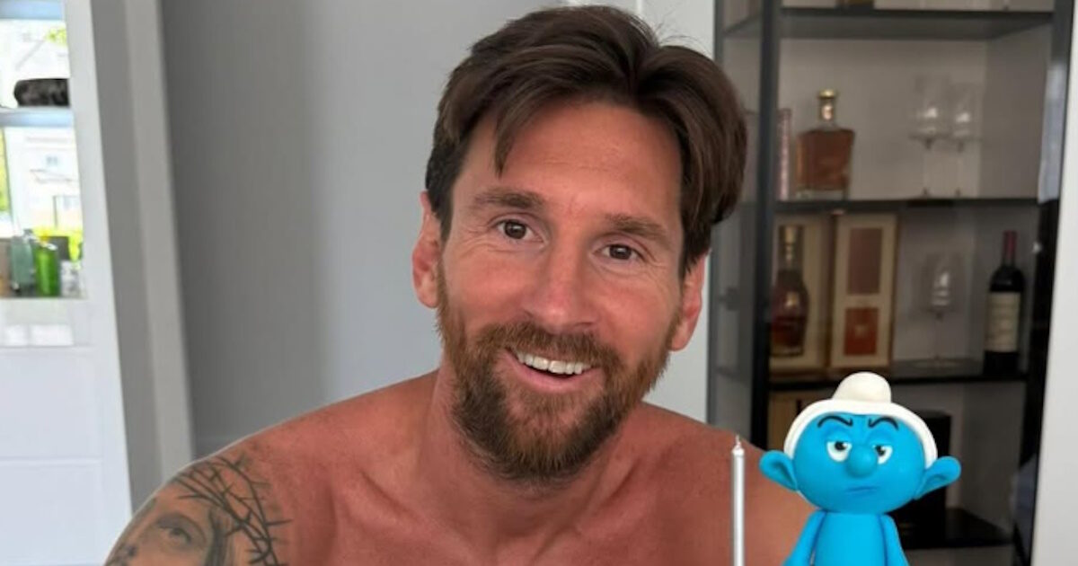 Lionel Messi turned 38 and Antonella prepared an unlikely cake: “Happy birthday, grumpy hawk”