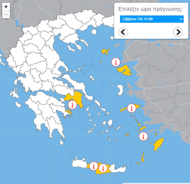 Χάρτης Meteo