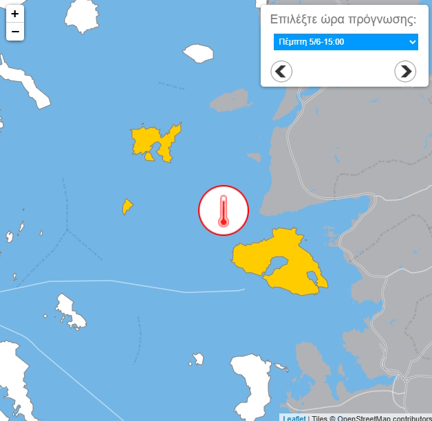 Χάρτης Μeteo
