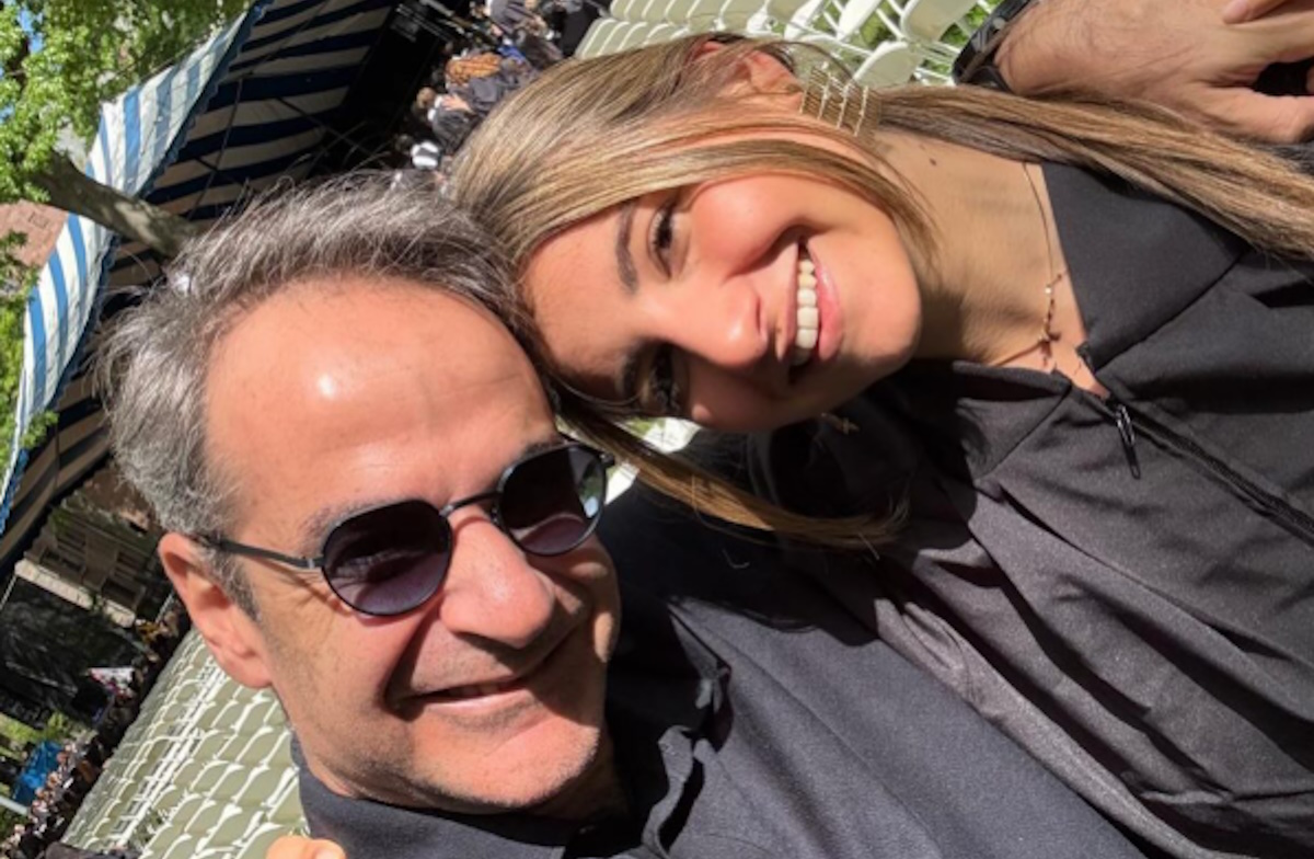 Ο Κυριάκος Μητσοτάκης και η κόρη του Δάφνη