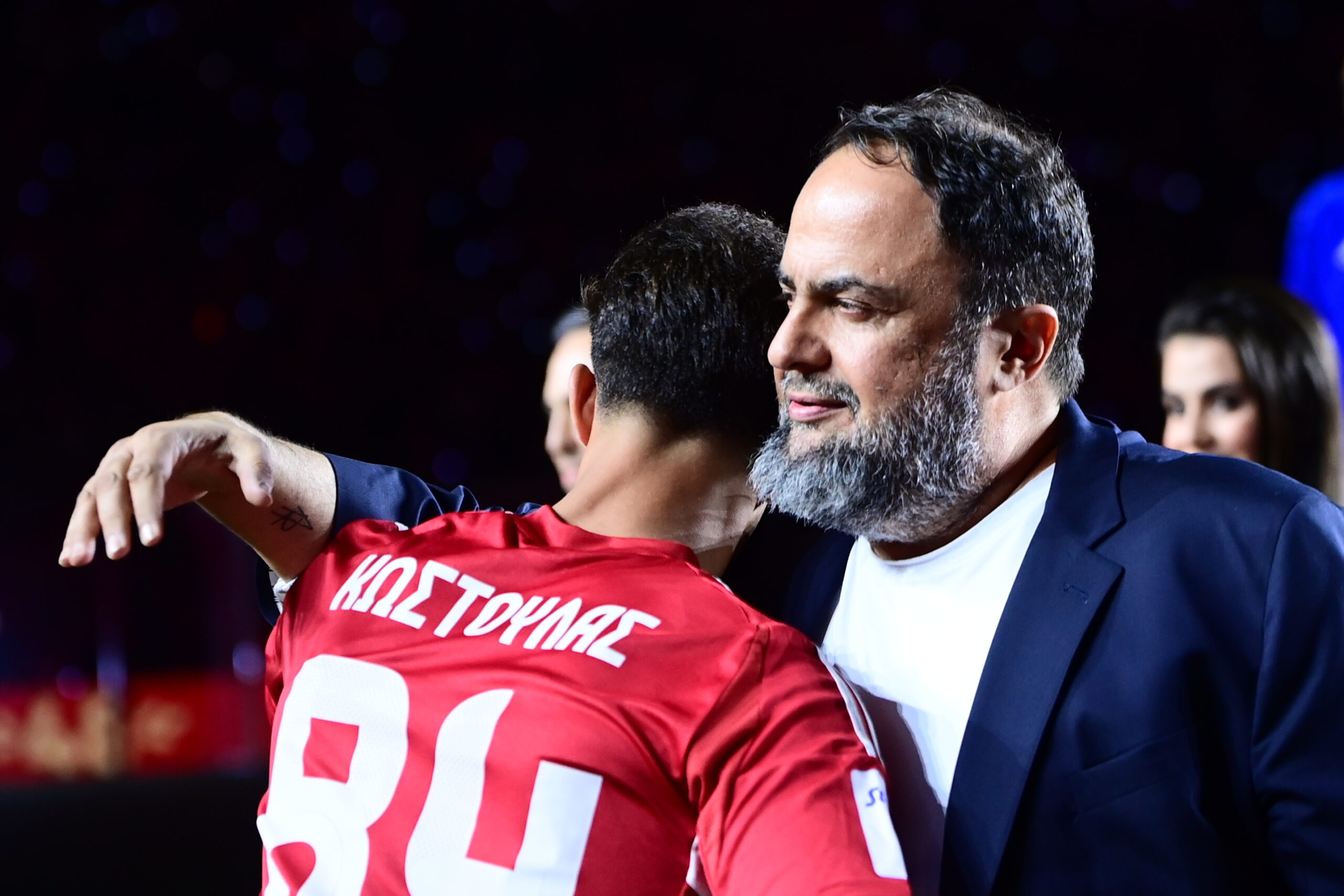 Ο Βαγγέλης Μαρινάκης με τον Μπάμπη Κωστούλα