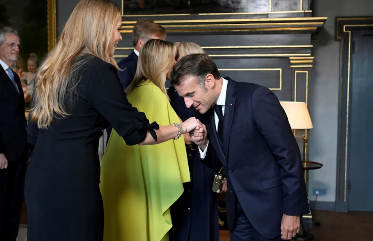 Η Πριγκίπισσα Αμαλία της Ολλανδίας και ο Εμανουέλ Μακρόν