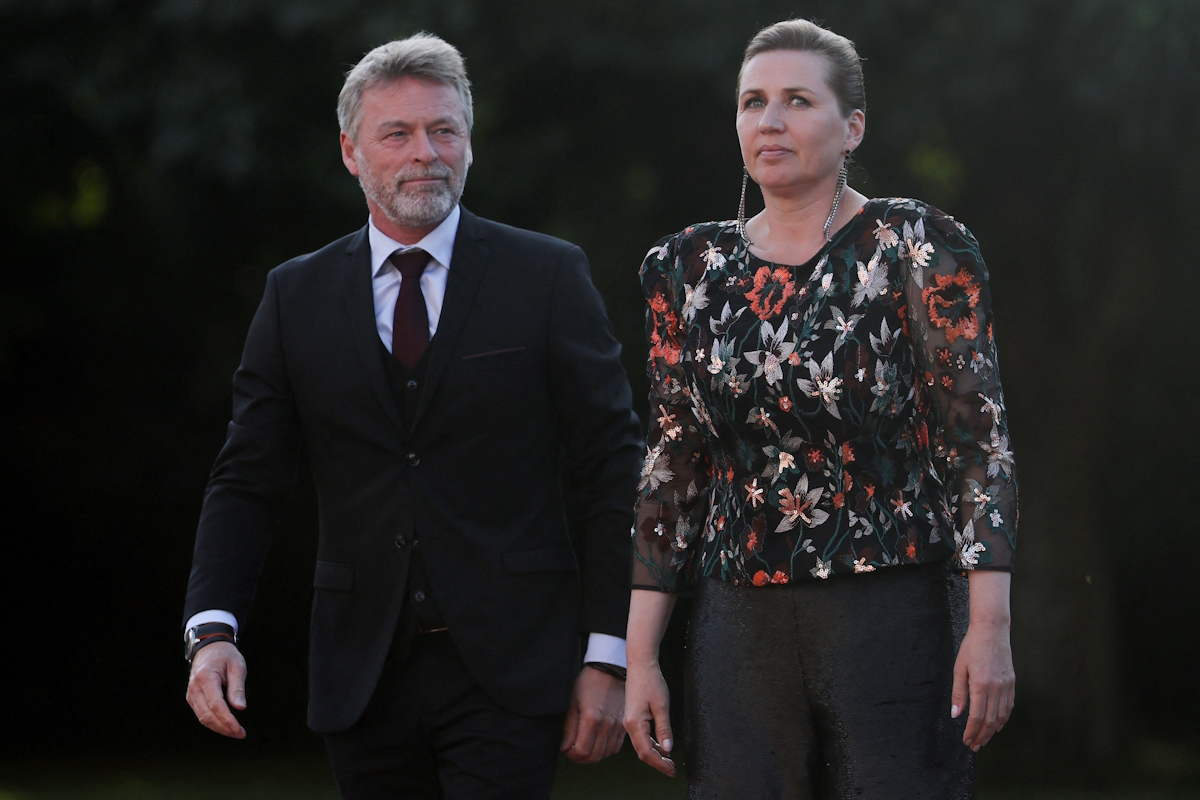 Η Πρωθυπουργός της Δανίας Mette Frederiksen και ο σύζυγός της Bo Tengberg