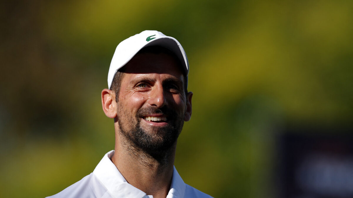 Ο Νόβακ Τζόκοβιτς στην προετοιμασία για το Wimbledon