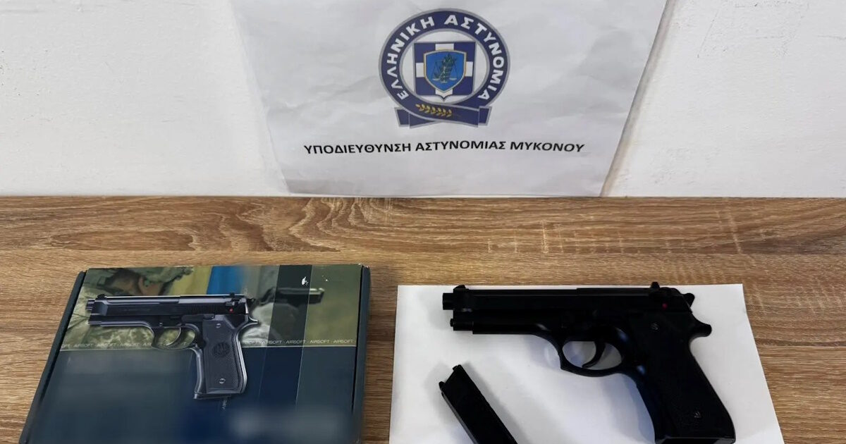 Mykonos: 45 -year -old was arrested for illegal possession and threat