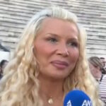 Η Πάολα κατά τη διάρκεια των δηλώσεων που έκανε για τον Βασίλη Καρρά