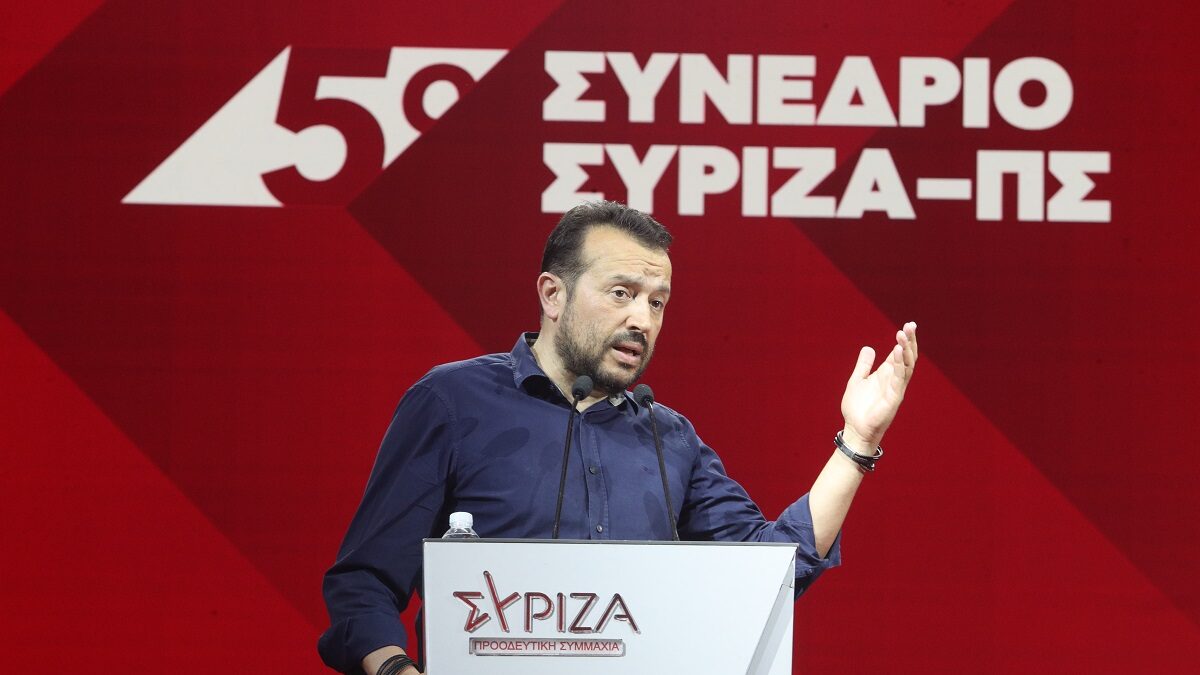Νίκος Παππάς στο συνέδριο του ΣΥΡΙΖΑ